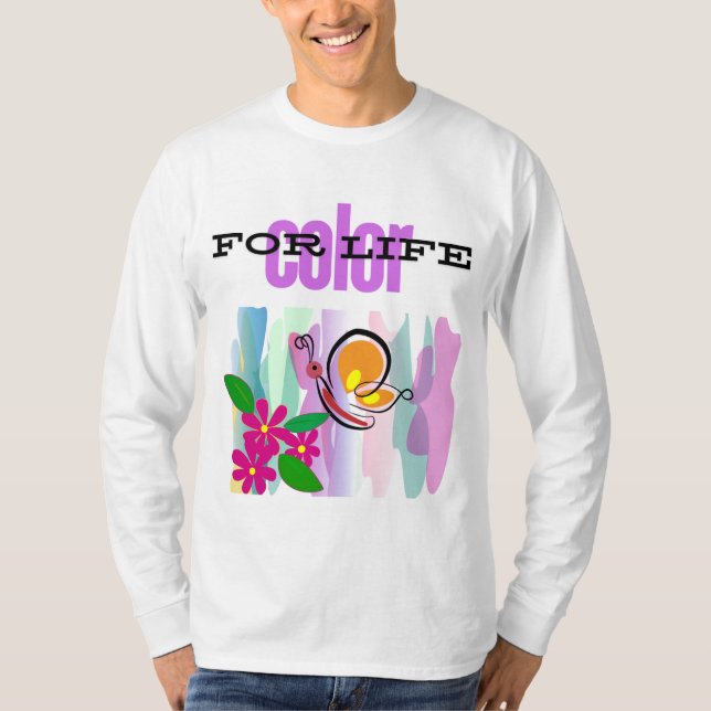 Camiseta T-Shirt colorido (Frente)