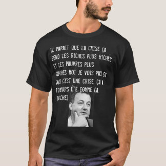 Camiseta T - shirt Coluche citação