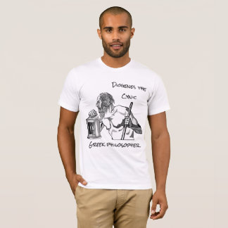 Camiseta T-shirt com a imagem do filósofo Diogenes