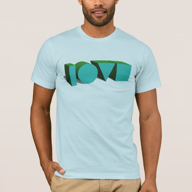 Camiseta T-Shirt Com Amor 3D (Frente)