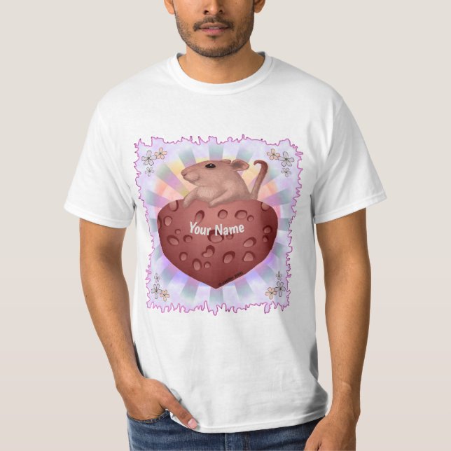 Camiseta T-Shirt Com Amor De Mouse (Frente)