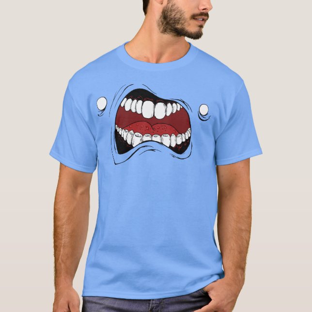 Camiseta T-shirt com boca dos desenhos animados: do "boca (Frente)