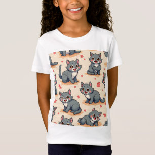 Camiseta T-Shirt com caráter de animal fofo