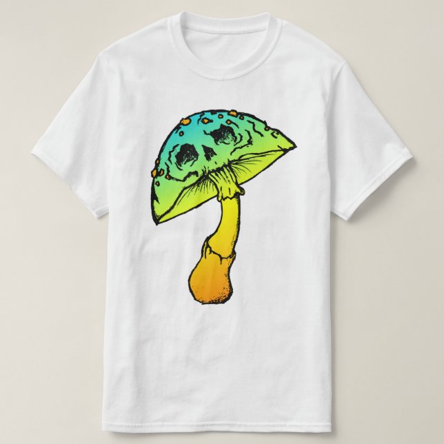 Camiseta T-Shirt com casca de cogumelo (Frente do Design)