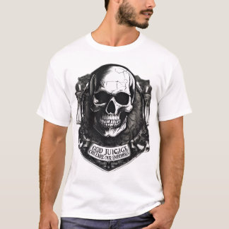 Camiseta T-Shirt com Caveira de Morte