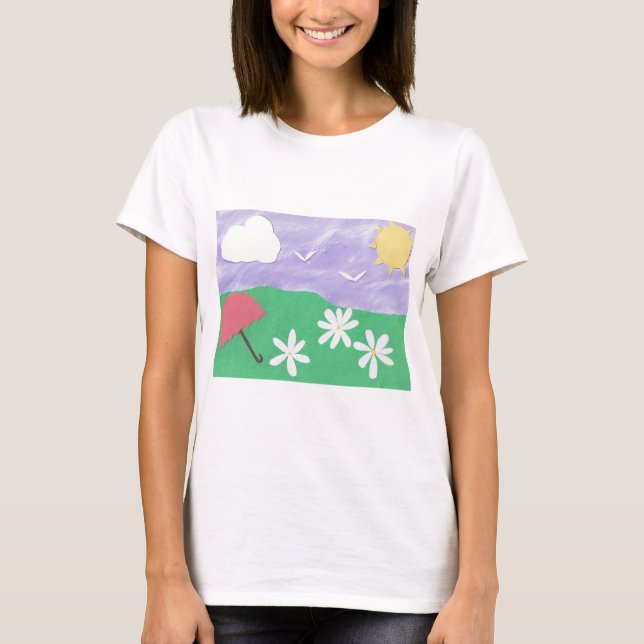 Camiseta T-Shirt com cena natural (Frente)