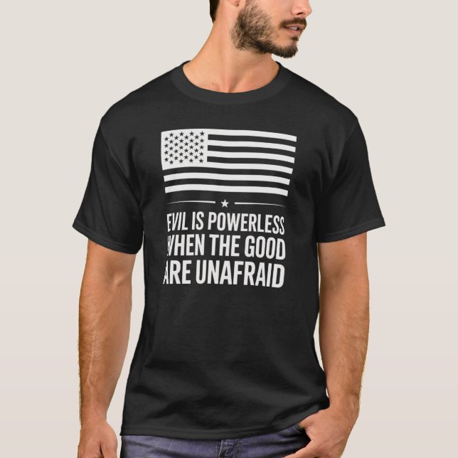 Camiseta T-Shirt com citação patriótica (Frente)