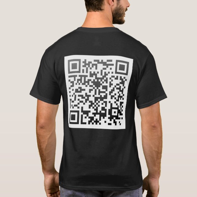 Camiseta T-shirt com código de Qr (Verso)