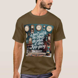 Camiseta T-Shirt com cotação de produtividade no tempo