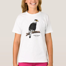 Camiseta T-shirt com crista do Caracara