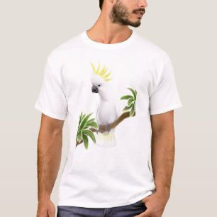 Camiseta T-shirt com crista do Cockatoo do enxofre