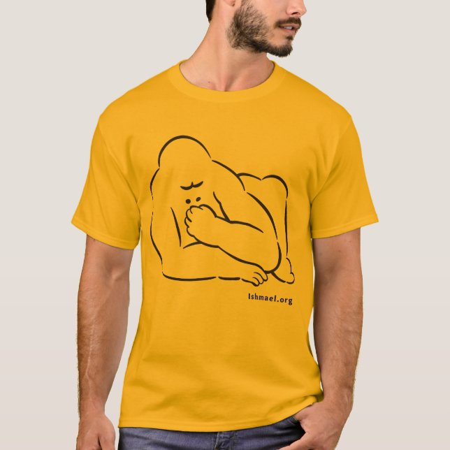 Camiseta T-shirt com desenho de Ishmael (Frente)