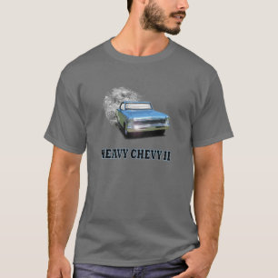 Camiseta T-shirt com design pesado do carro de Chevy