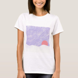 Camiseta T-shirt com Design sunset