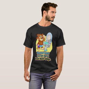 Camiseta T-Shirt com Dias de Cabelo Incorretos