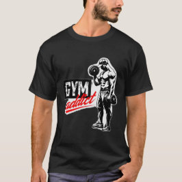 Camiseta T-Shirt com Efeito de Silhueta Viciado em Giro Neg