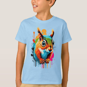 Camiseta T-Shirt com Esquilo Bonito - Roedor de Esquilo