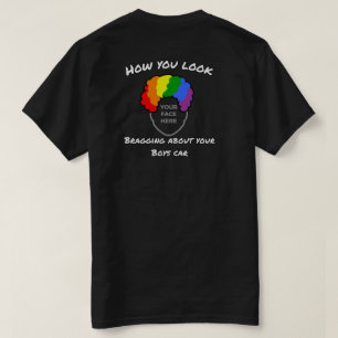 Camiseta T-Shirt Com Face Palhaçada