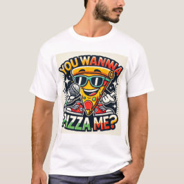 Camiseta T-Shirt com fatia de pizza