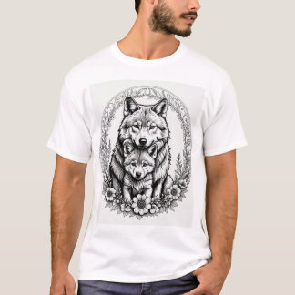 Camiseta T-shirt com fotografia de animais