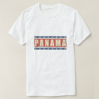 Camiseta T-shirt com impressão legal da bandeira de Panamá