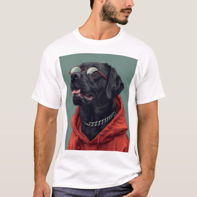 Camiseta T-Shirt com impressões de animais fungos (Frente)