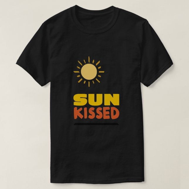 Camiseta T-Shirt com Kissed Sun (Frente do Design)