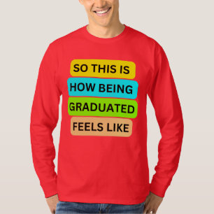 Camiseta T-Shirt com manga vermelha SO_NOT_IS_HOW_BEING_GRA