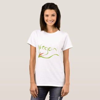 Camiseta t-shirt com mensagem do vegan