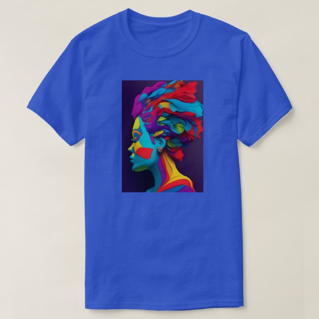 Camiseta T-Shirt com múltiplas cores (Frente do Design)