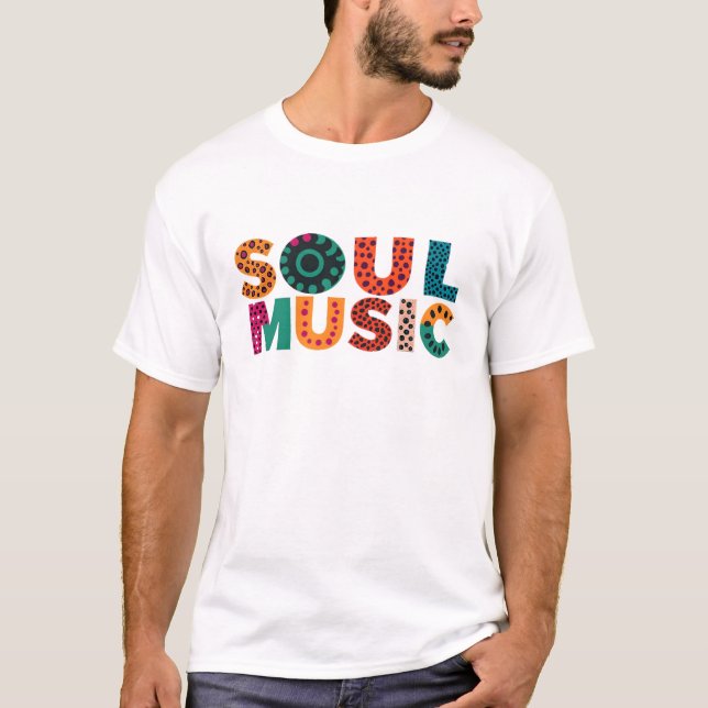 Camiseta T-Shirt com música de alma (Frente)