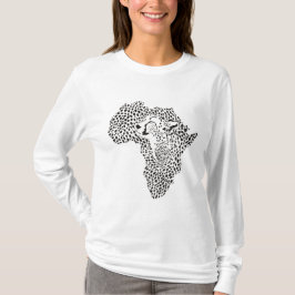 Camiseta T-shirt com o design original de África - Cheet