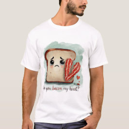Camiseta T-Shirt com pão triste