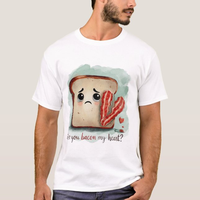 Camiseta T-Shirt com pão triste (Frente)