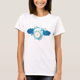 Camiseta T-Shirt com Pintor Azul
