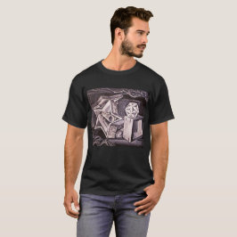 Camiseta T-Shirt com Pintura Geométrica