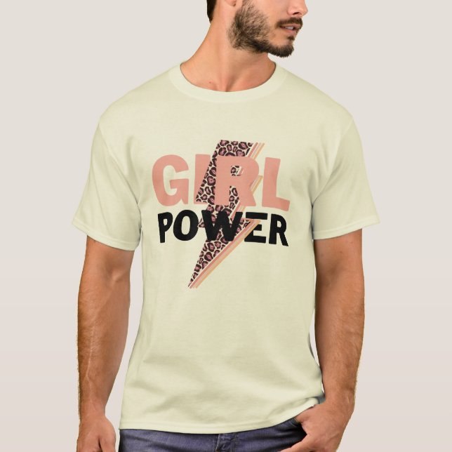 Camiseta T-Shirt com poder feminino (Frente)