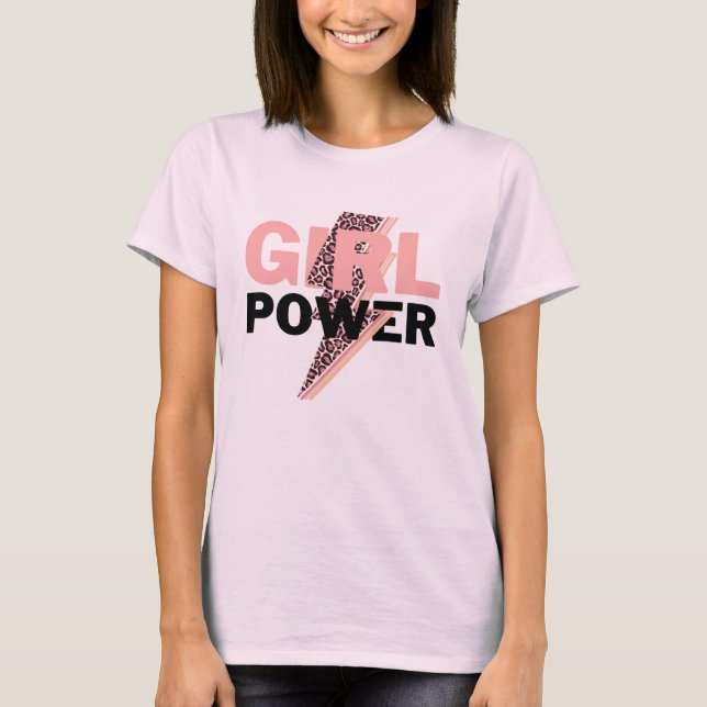 Camiseta T-Shirt com poder feminino (Frente)