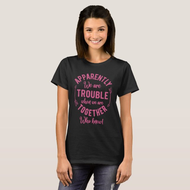 Camiseta T-Shirt com Problemas Duplos (Frente Completa)