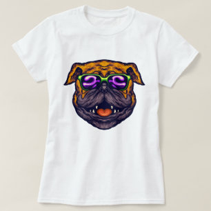 Camiseta T-Shirt com Pug Cute