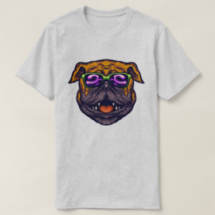 Camiseta T-Shirt com Pug Cute