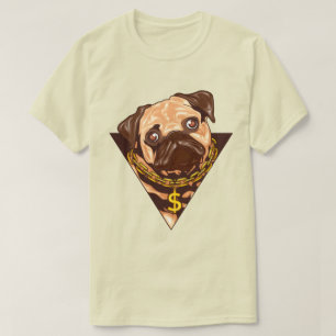 Camiseta T-Shirt com Pug Cute