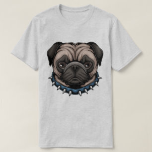 Camiseta T-Shirt com Pug Cute