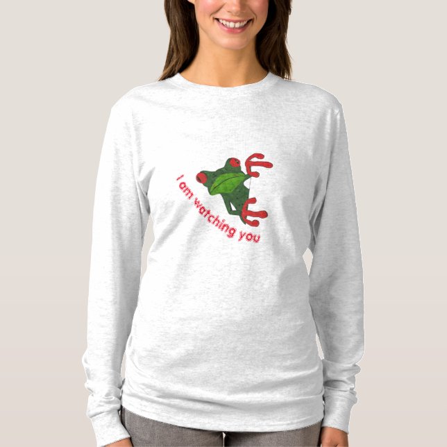 Camiseta T-Shirt com sapo vermelho (Frente)