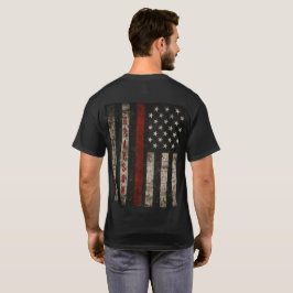 Camiseta T-Shirt com Sinalizador de Linha Vermelha Personal