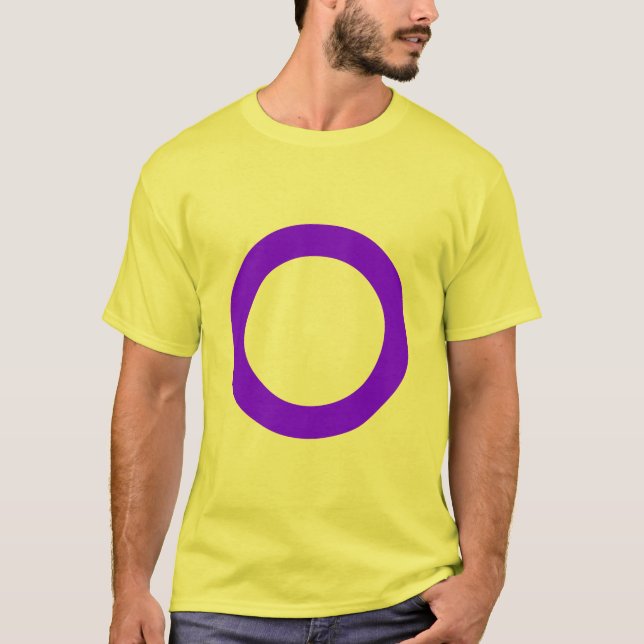 Camiseta T-Shirt com Sinalizador Intersexual (Frente)