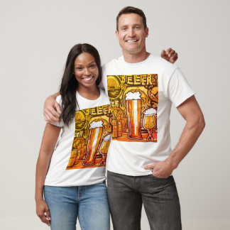 Camiseta t-shirt com tema da cerveja