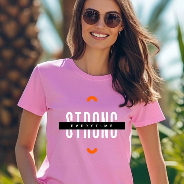 Camiseta T-Shirt com Tipografia Branca e Preta (Criador carregado)