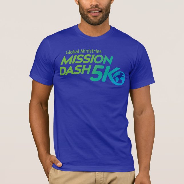 Camiseta T-Shirt com Traço de Missão (Frente)