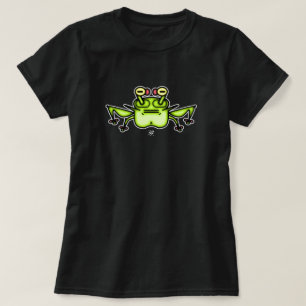 Camiseta T-Shirt com um sapo estranho e rabugento v2-1